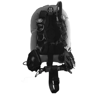 Oms Al Comfort Harness Iii Signature With Performance Mono 27 Lbs Flügel - Grey / Black - One Size