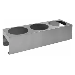 SCHNEIDER Ständer für Druckknopf Dosierspender, Praktischer Halter für runde Dosierspender, 1 Halter