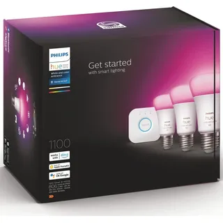 Philips LED-Birne 11W E27 1100 lm 3 St. warmweiß