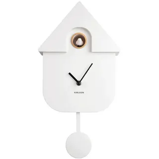 Karlsson MODERN CUCKOO 21,5 cm 8,5x21,5x41 weiß