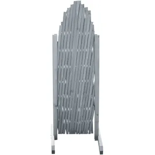 vidaXL Rankgitter Massivholz Tanne 1,8x1 m Grau - Grau