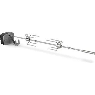 Weber Drehspieß Edelstahl Silber