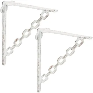 Relaxdays Regalwinkel 2er Set 2x Regalwinkel 2,0 x 2,0