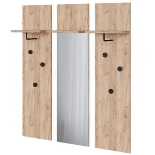 Vicco Wandgarderobe Siri Goldkraft Eiche
