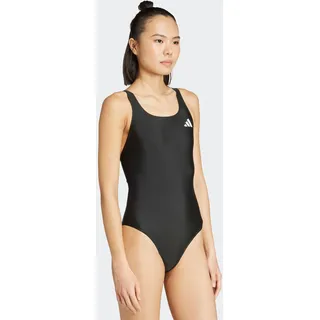 Badeanzug ADIDAS PERFORMANCE "MIT V-FÖRMIGEM RÜCKENDESIGN", Damen, Gr. 38, N-Gr, schwarz, Obermaterial: 78% Polyamid, 22% Elasthan, Badeanzüge Badeanzug, Topseller