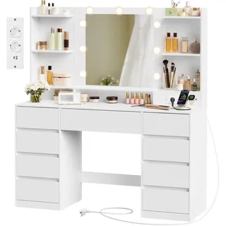 VASAGLE Schminktisch,RDT141WB02-01