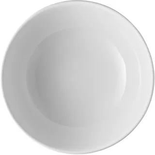 Alessi Itsumo NF07/38 25 - Design-Salatschüssel für den Täglichen Gebrauch, Minimalistische Ästhetik, aus Weißem Porzellan, Durchmesser 25 cm