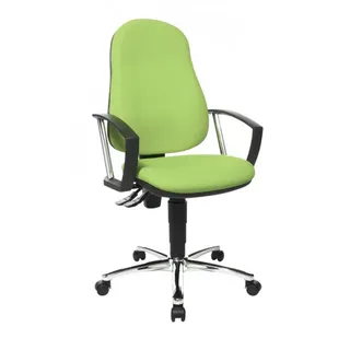 TOPSTAR Point 60 mit Armlehnen grün / chrom
