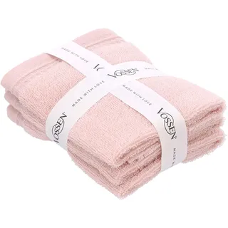 Seiftuch VOSSEN "Detox Time", rosa (pearl skin), B:30cm L:30cm, Waffelpiqué, Baumwolle, Handtücher, Seiftuch, Waffelpiqué Bordüren