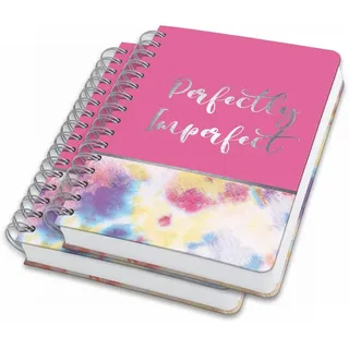 Sigel Spiralblock Jolie A5 dotted Bullet Journal Pink Batik 2er Pack