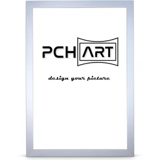 PCH[art] Bilderrahmen New Alaya | Farbe: Aluminium | Größe: 70x100 cm | zeitloser und schlichter Rahmen für Poster, Fotos und Portraits