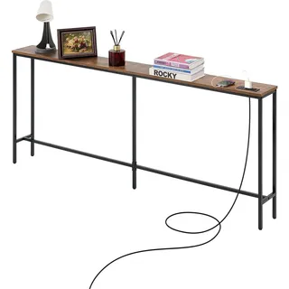 Vevor Konsolentisch 178 x 30 x 75 braun