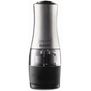 Maestro Gewürzmühle 2in1 elektrisch Schwarz/Silber unbefüllt