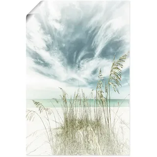Artland Wandbild »Himmlische Stille am Strand Vintage« Strandbilder 1 Stk. tlg. als Leinwandbild, Poster in verschied. Größen, weiß