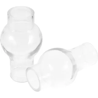 DOITOOL 2Er Set Lampenschirme Glas Ersatz 3.66X3.66X1.30In Retro Lichtabdeckung Zubehör Für Petroleumlampen Wandleuchten Tischlampen