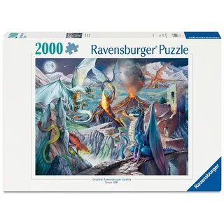 Ravensburger Puzzle 12001750 - Die Drachenwächter - Fantasy-Puzzle mit 2000 Teilen, für Puzzle-Fans ab 14 Jahren