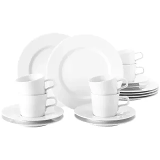 No Limits Kaffeeservice 18-tlg. weiß