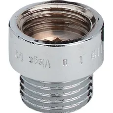 Csdk SL, Rohrverbindungstechnik, Rotguss-Gewindefittings Gewindeverlängerung 3/8 "x50 mm, Muffe/Nippel verchromt