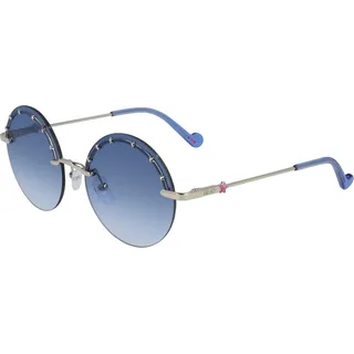 Liu Jo LJ3100S Runde Sonnenbrille für Damen - Silber