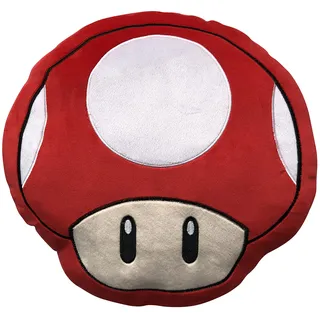 Nemesis Now Super Mario Pilzkissen 40 x 40 cm Rot