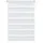 Doppelrollo 60 150 transparent/weiß