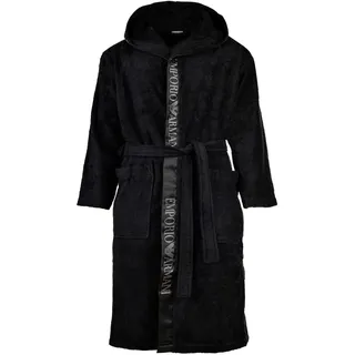 Emporio Armani Bademantel Schwarz M