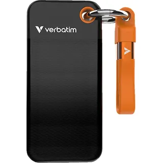 Verbatim Pocket 2 TB USB-C 3.2 Schwarz, Orange 32197