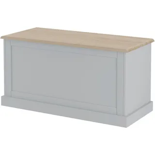 Mid.you Truhe , Grau, Eichefarben , Holzwerkstoff , 80x45x40 cm , Deckel , Kleinmöbel, Truhen, Truhenbänke