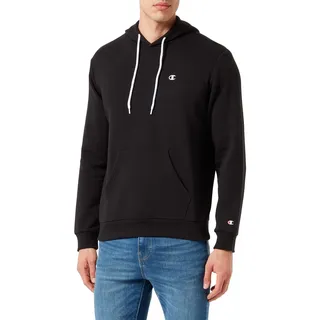 Champion Herren Legacy Basics-Powerblend Fleece Kapuzenpullover, Schwarz, XL