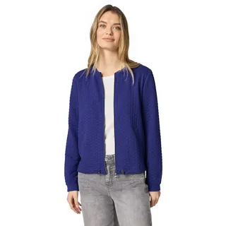 Damen Zipper Jacke mit Struktur