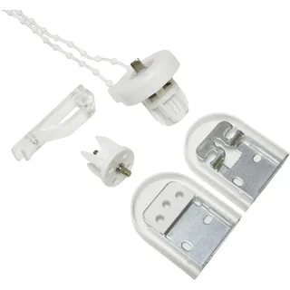 GARDINIA Sichtschutzbefestigungen Zubehör-Set »Seitenzug-Umbausatz« für Seitenzugrollos, weiß