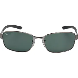 Ray Ban Rechteckige Herren-Sonnenbrille RB3413 - Dunkelgrau