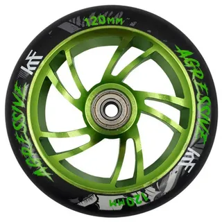 Krf Agr-alurad Mit Teamlager - Black / Green - 120 mm / 88A