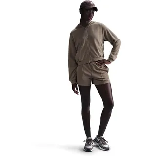 Nike Damen Chll Ft Fz Hdy Jacke, Mink Brown/Sail, S