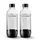 2 Flaschen 1 l schwarz