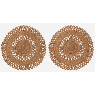 OTTO home "Aimka", Handgefertigt, 35x35, rund, aus natürlicher Jute, Bestseller,