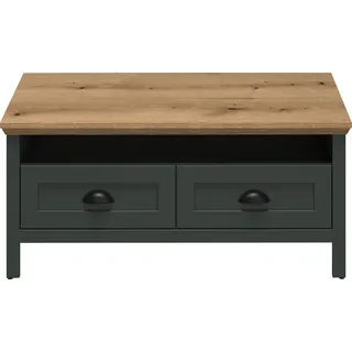 trendteam Stanton Couchtisch Tannengrün/Evoke Eiche, B/H/T ca. 101/45/60 cm - Grün