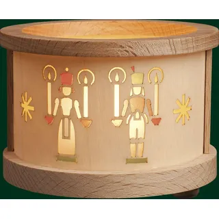 Teelichtlaterne Engel und Bergmann laterne Teelichthalter Erzgebirge NEU 04420