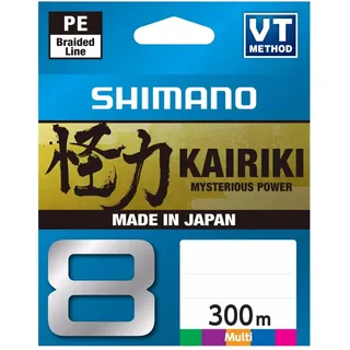 Shimano Schnur Kairiki 8, 300 m, 0,28 mm, 29,3 kg, Multi C