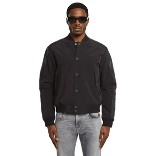 G-star Varsity Lederjacke - Dark Black / Dark Black - L