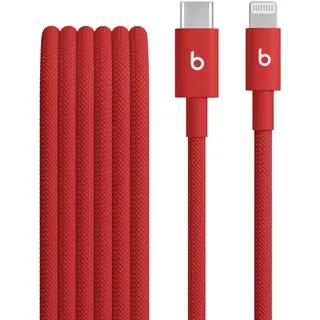 Apple Beats USB-C zu Lightning gewebtes Kabel 1.5 m Rapid Red