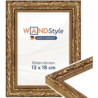 WandStyle Bilderrahmen gold 13x18 cm 2er Set