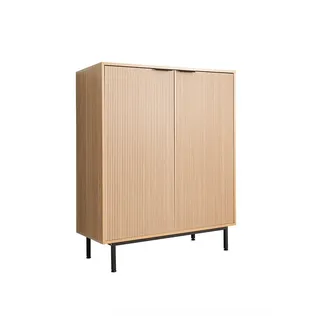 Home Deluxe Sideboard NYLA - 115 x 90 cm | Kommode Lowboard Highboard Wohnzimmerkommode - Naturbelassen