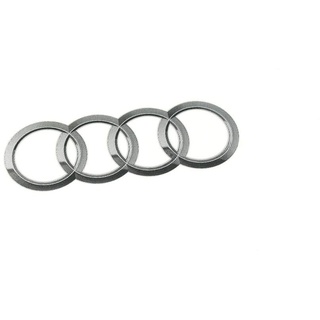 Audi 8R0060306 Ringe Emblem Logo Aufkleber Sticker Kennschild 95x56mm, Chrom