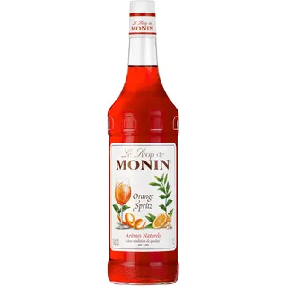 Monin Sirup Orange Spritz (1 x 1,0l) - Aromatischer Fruchtgenuss für Cocktails und Getränke - ohne künstliche Zusätze