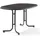 Klapptisch 140 x 90 x 72 cm grau