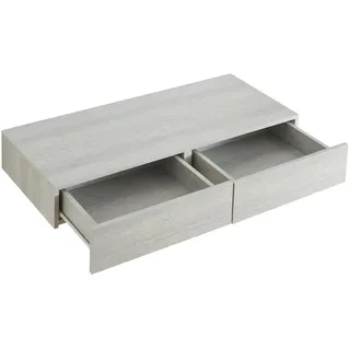 [en.casa] Wandregal Karstula 80 x 12 x 35 cm Grau