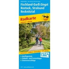 Fischland-Darß-Zingst, Rostock, Stralsund, Recknitztal 1:100 000