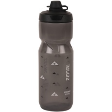 Bild ZEFAL Sense Soft No Mud Fahrradflasche – Fahrrad Trinkflasche - MTB-Flasche mit Schlammschutz - Sport-Wasserflasche ohne BPA - Rauchschwarz, 800ml