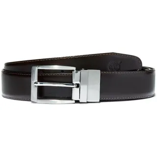 Timberland Mens Bay Ridge Reversible Leather Belt cocoa L